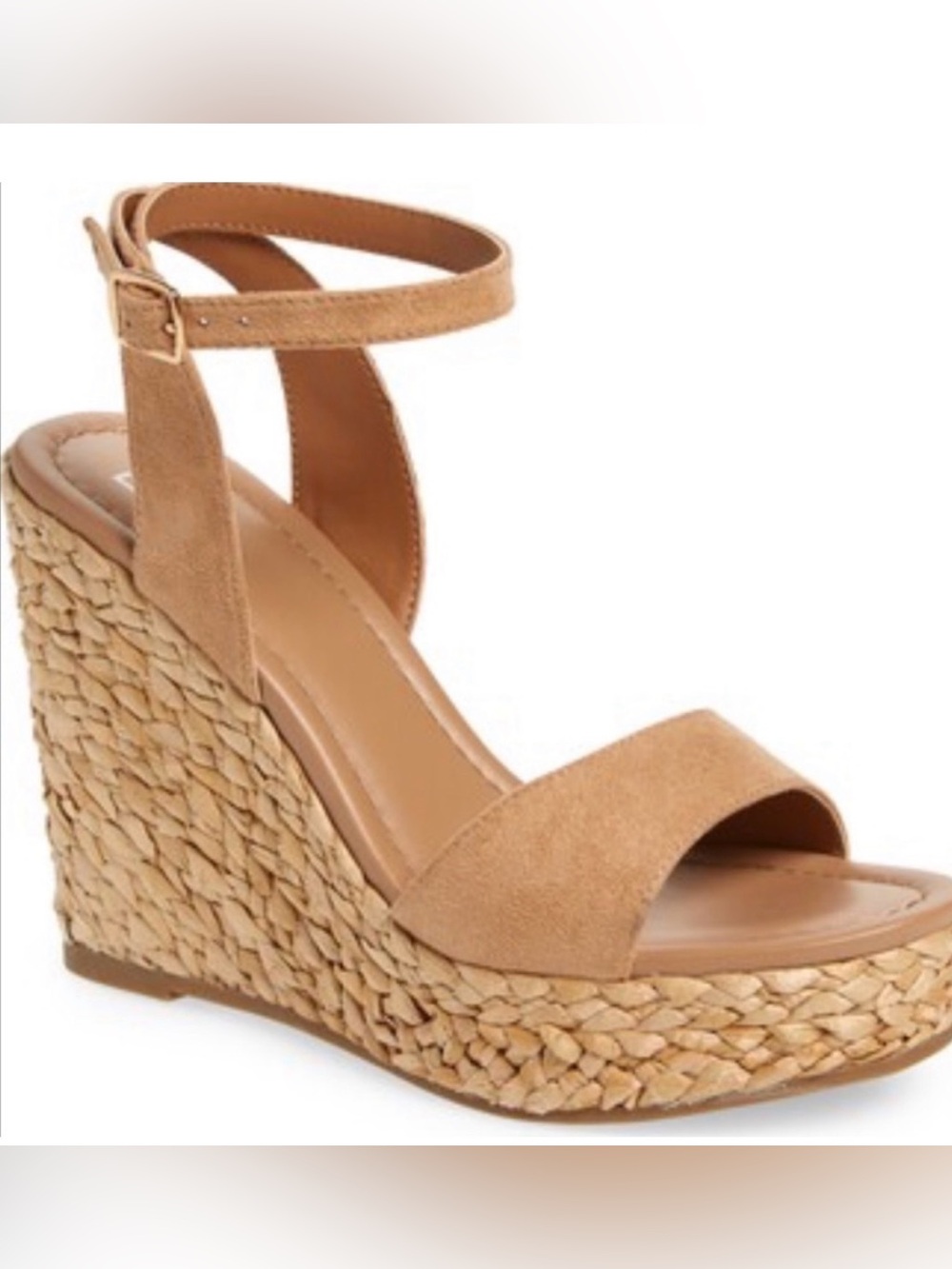 BP Ginny Espadrille Ankle Strap Wedge Sandal 10